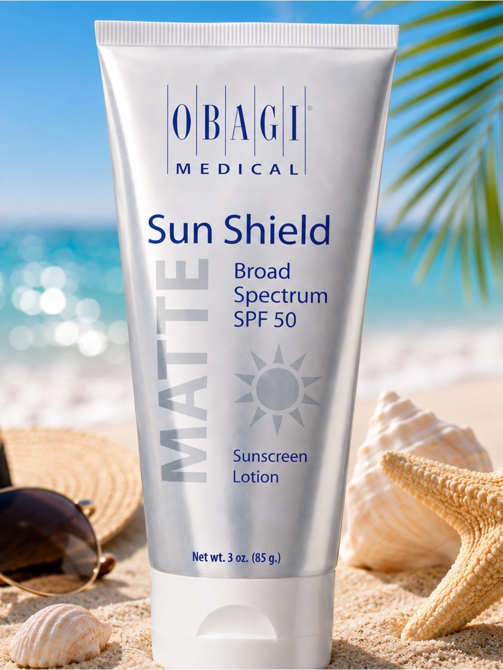 BRAND NEW Obagi Medical Sun Shield Matte Broad Spectrum SPF 50 Sunscreen — 3 oz